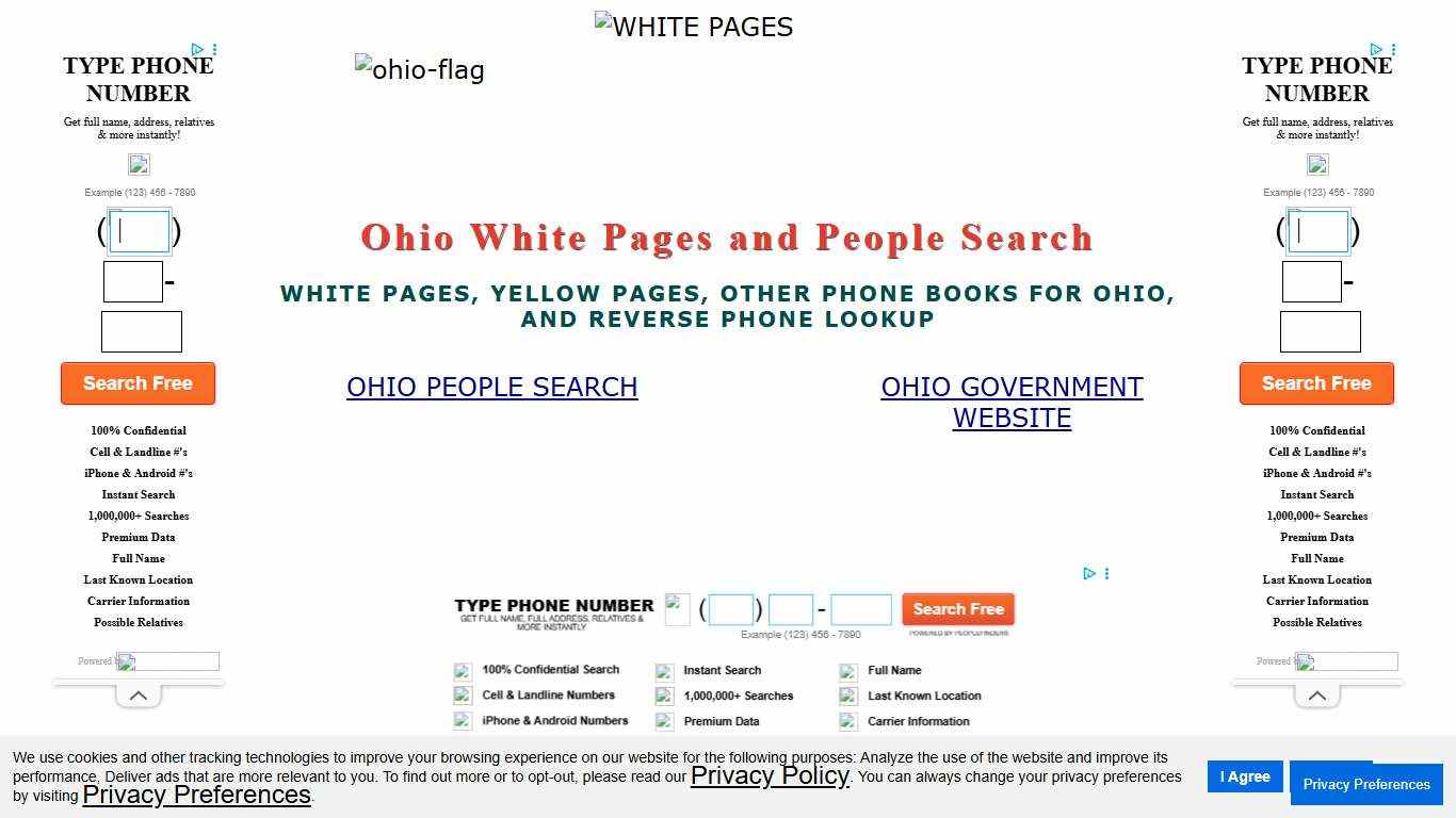 White Pages Ohio Directory